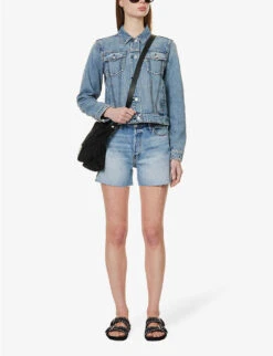 Rag & Bone Cut-off High-rise Denim Shorts 10 Rag & Bone Cut-off High-rise Denim Shorts -Ress Clothing Shop R04166666 PRIM ALT01