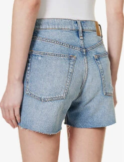 Rag & Bone Cut-off High-rise Denim Shorts 14 Rag & Bone Cut-off High-rise Denim Shorts -Ress Clothing Shop R04166666 PRIM ALT05