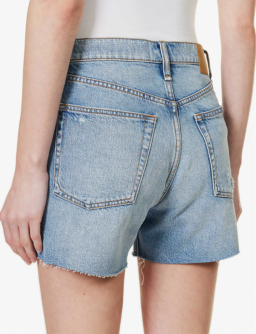 Rag & Bone Cut-off High-rise Denim Shorts 8 Rag & Bone Cut-off High-rise Denim Shorts - Image 6