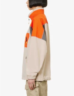 Exclusive Unisex Kria Funnel-neck Fleece Jacket -Ress Clothing Shop R04168670 LIGHTGREY ALT02