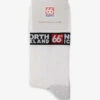 Exclusive Unisex Iceland Brand-logo Stretch-woven Socks -Ress Clothing Shop R04168677 WHITE M