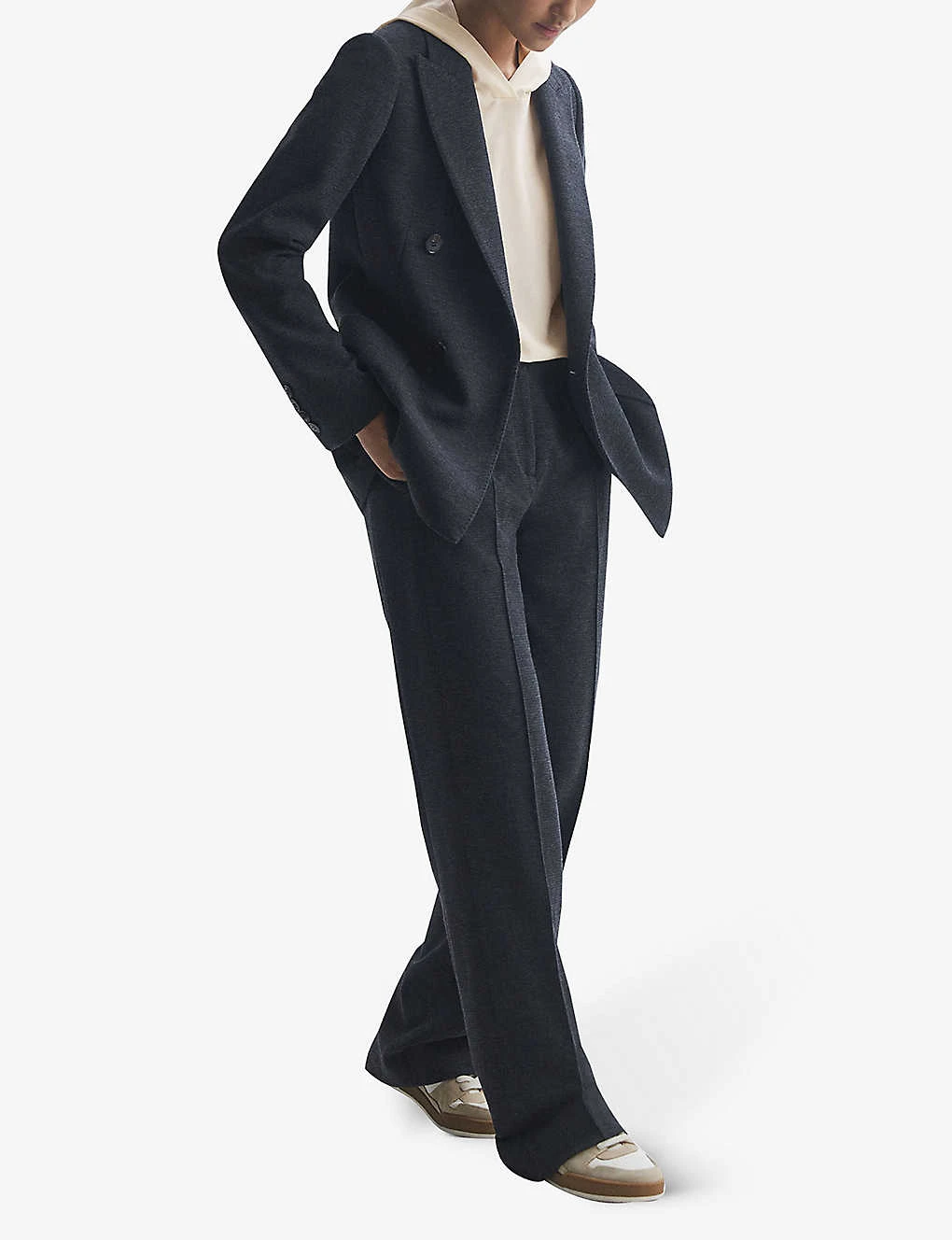 Reiss Hayley Hooded Stretch-woven Top 4 Reiss Hayley Hooded Stretch-woven Top - Image 2