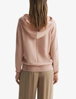 Reiss Agnes Relaxed-fit Wool-blend Hoody -Ress Clothing Shop R04169304 NEUTRAL ALT03