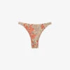 Reiss Lola Floral-print High-cut Bikini Bottoms 2 Reiss Lola Floral-print High-cut Bikini Bottoms -Ress Clothing Shop R04169506 PINKPRINT M