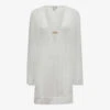 Reiss April Semi-sheer Striped Woven Kaftan