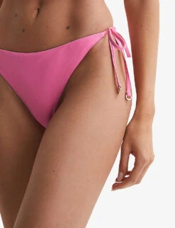 Reiss Ripley Side-tie Bikini Bottoms -Ress Clothing Shop R04169527 PINK ALT04