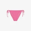Reiss Ripley Side-tie Bikini Bottoms -Ress Clothing Shop R04169527 PINK M