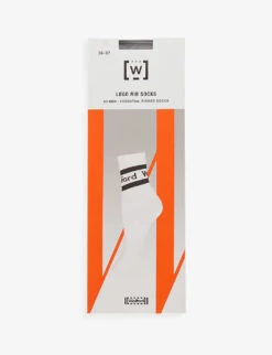 Wolford Logo-print Ribbed Crew-length Stretch-woven Socks