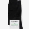 Calvin Klein Branded-cuff Pack Of Two Stretch-cotton Blend Socks -Ress Clothing Shop R04172153 BLACK M