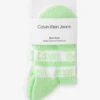 Calvin Klein Logo-print Ankle-rise Pack Of Two Stretch-cotton Blend Socks -Ress Clothing Shop R04172157 LIME M