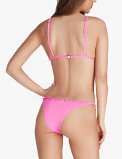 AGENT PROVOCATEUR Sofi Braided Triangle Bikini Top -Ress Clothing Shop R04173960 HOTPINK ALT03