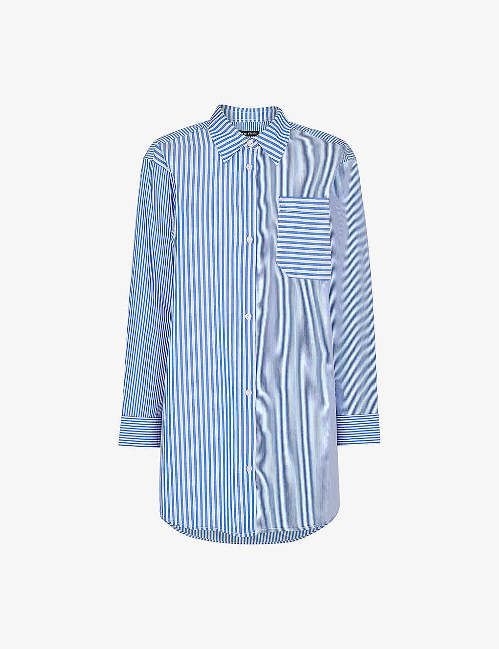 Whistles Millie Stripe Oversized Cotton Shirt 3 Whistles Millie Stripe Oversized Cotton Shirt
