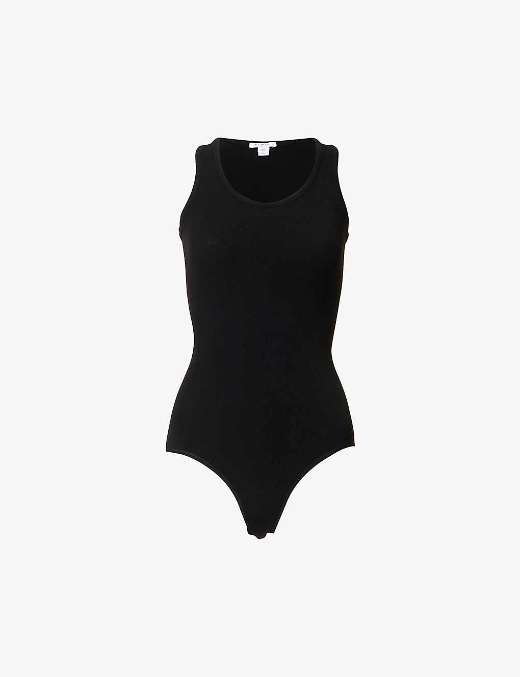 Scoop-neck High-leg Knitted Bodysuit 3 Scoop-neck High-leg Knitted Bodysuit