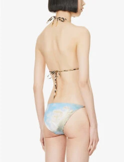 Roberto Cavalli Graphic-pattern Halterneck Bikini Top 10 Roberto Cavalli Graphic-pattern Halterneck Bikini Top -Ress Clothing Shop R04179652 MULTICOLOUR ALT03