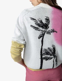 Zadig & Voltaire Montana Tie-dye Cotton-blend Jumper -Ress Clothing Shop R04180437 ECRU ALT04