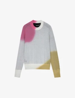 Zadig & Voltaire Montana Tie-dye Cotton-blend Jumper