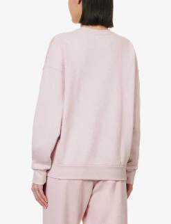 365 Brand-embroidered Relaxed-fit Organic Cotton-blend Sweatshirt -Ress Clothing Shop R04180889 STONE ALT03