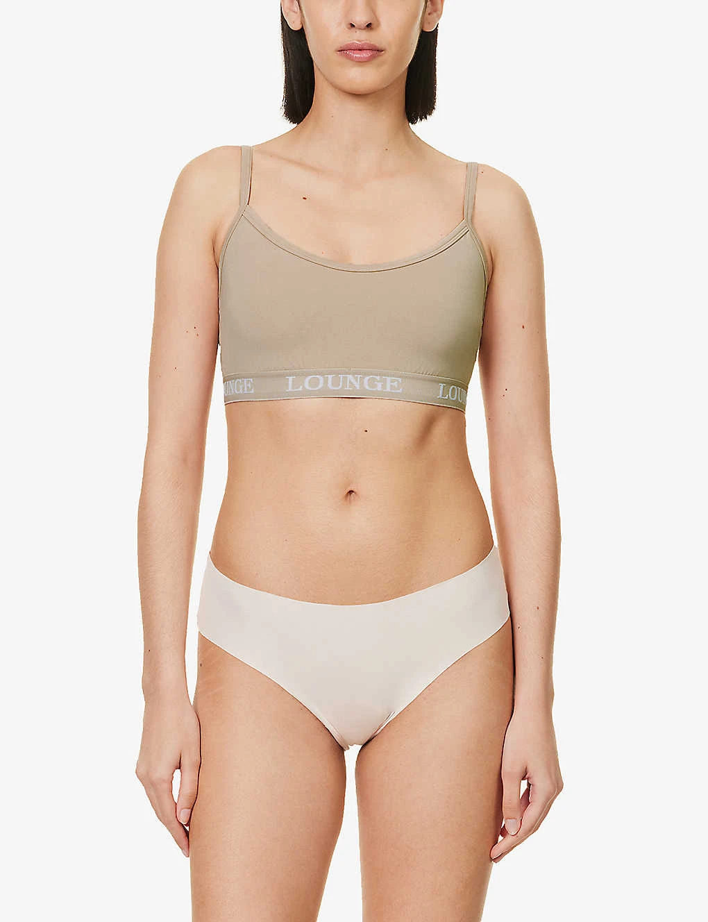 Slumber Logo-embroidered Stretch-jersey Bra 4 Slumber Logo-embroidered Stretch-jersey Bra - Image 2