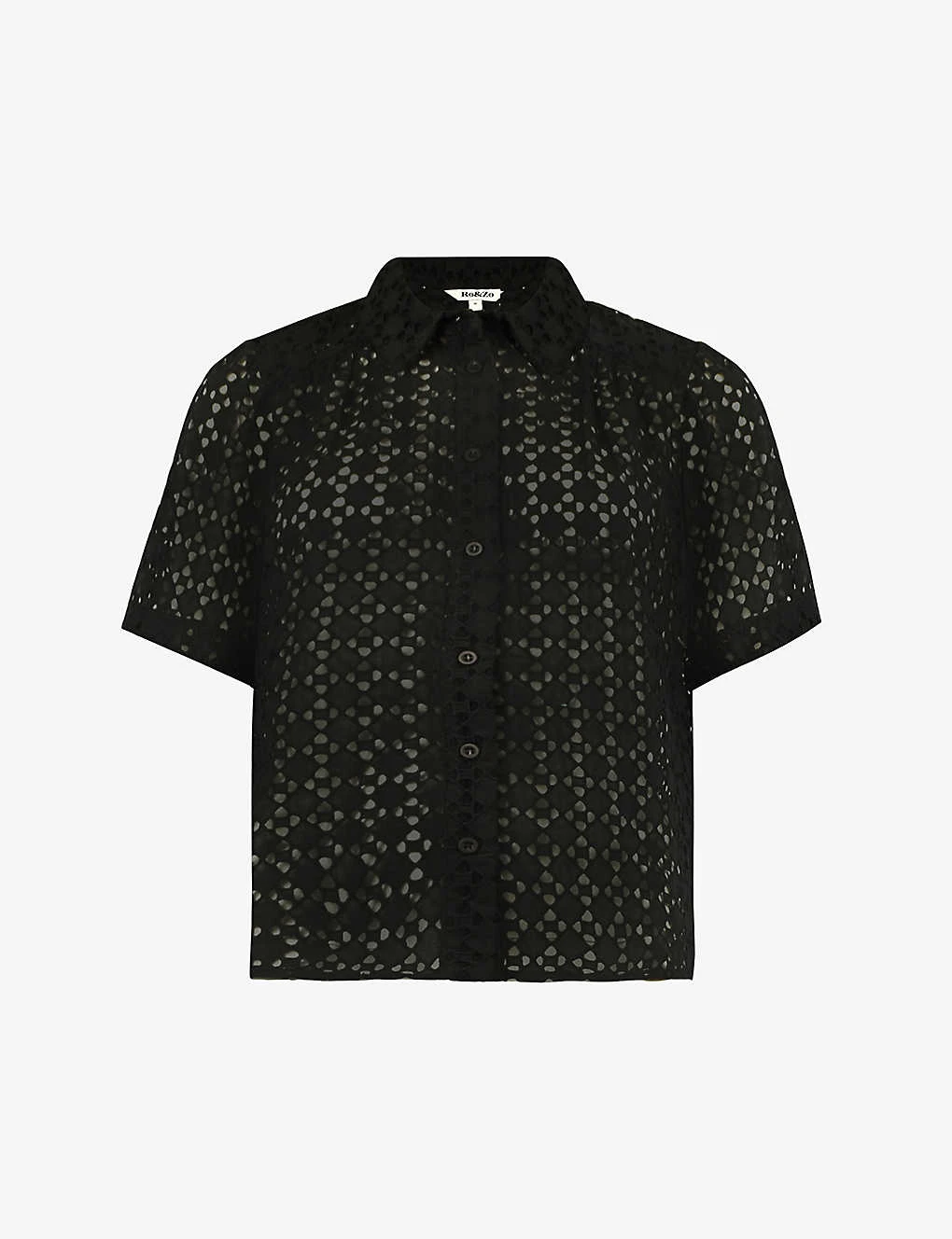 Broderie-anglaise Boxy Cotton Shirt 3 Broderie-anglaise Boxy Cotton Shirt