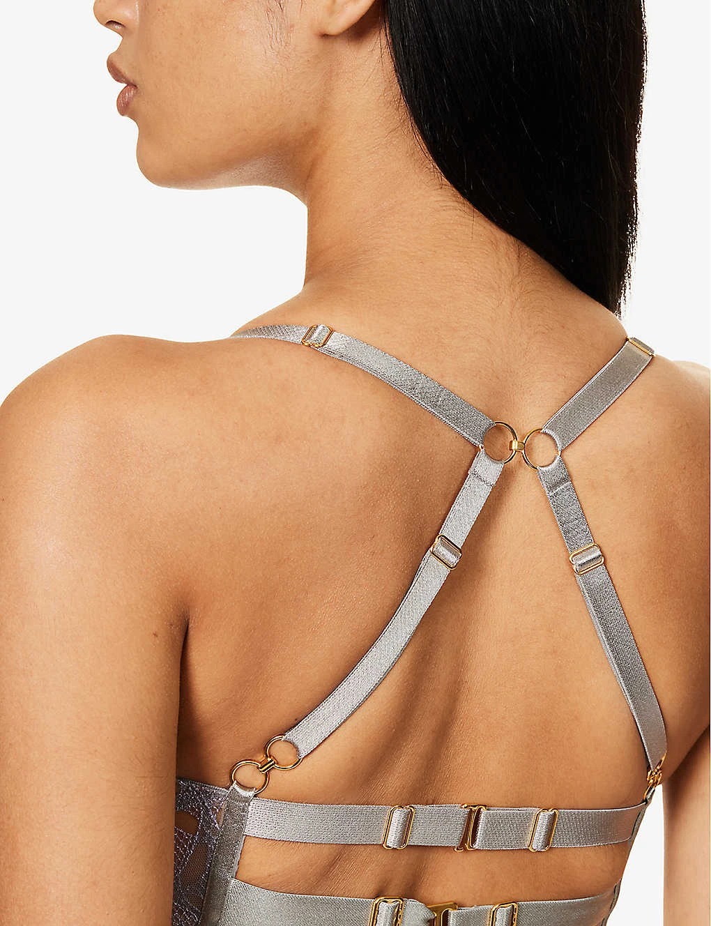 Alta Plunge-neck Stretch-woven Bra 6 Alta Plunge-neck Stretch-woven Bra - Image 4