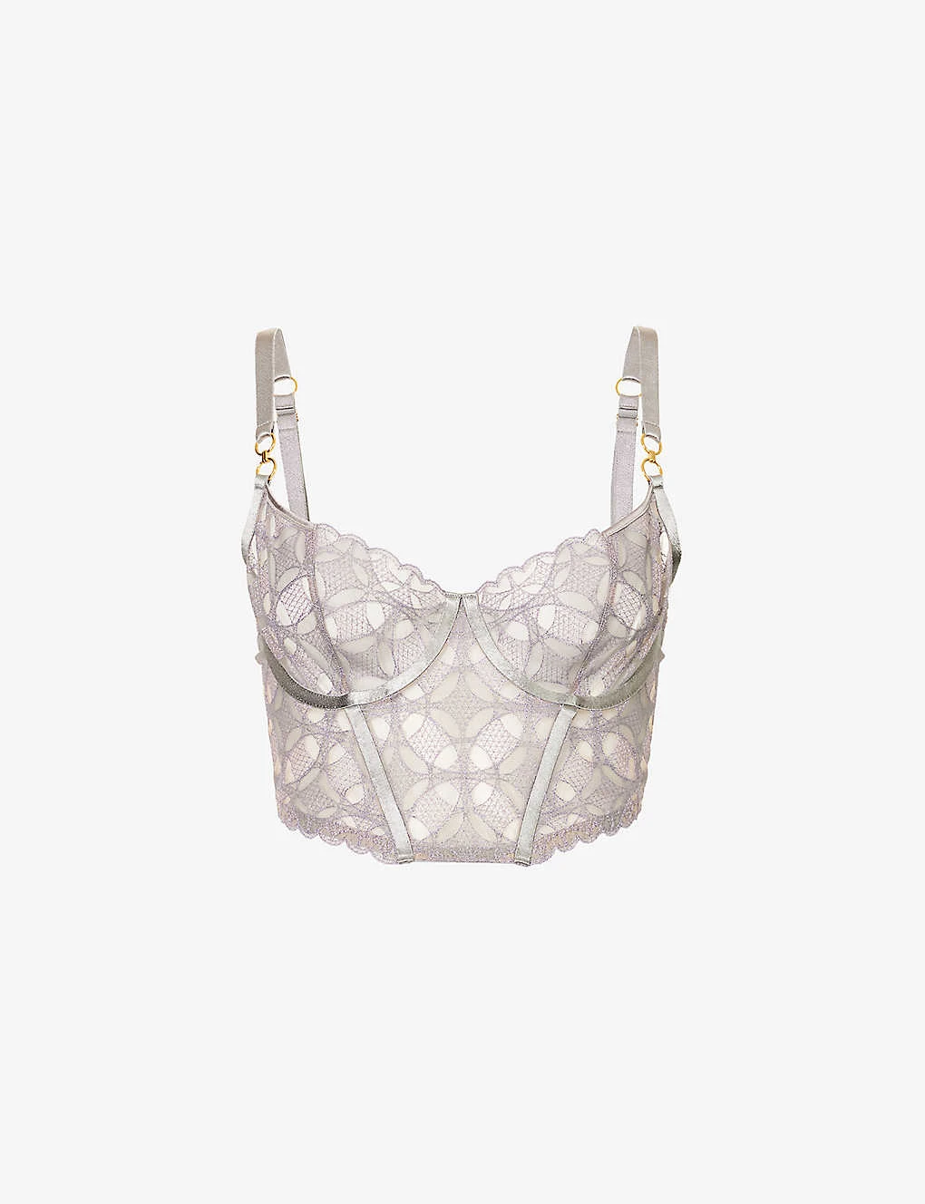 Alta Plunge-neck Stretch-woven Bra 3 Alta Plunge-neck Stretch-woven Bra