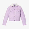 Acne Studios Orsan Brand-appliqué Padded Denim Jacket 2 Acne Studios Orsan Brand-appliqué Padded Denim Jacket -Ress Clothing Shop R04185131 SMOKYPURPLE M