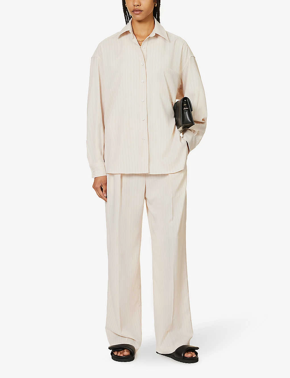 Georgia Oversized Striped Shirt 4 Georgia Oversized Striped Shirt - Image 2