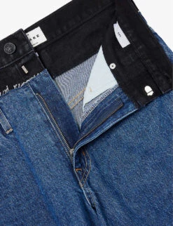 Eva Contrast-waistband Wide-leg Jeans -Ress Clothing Shop R04186801 FORBIDDENVALLEY ALT07