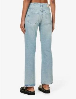 Remy Brand-patch Mid-rise Straight-leg Jeans -Ress Clothing Shop R04186812 IDYLLIC ALT03