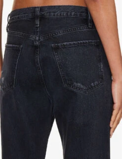 FRAME Le Jane Crop Straight-leg High-rise Jeans -Ress Clothing Shop R04187454 INKWELLRIPS ALT05