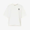 Isabel Marant Etoile Mona Logo-print Cotton-blend Sweatshirt 1 Isabel Marant Etoile Mona Logo-print Cotton-blend Sweatshirt -Ress Clothing Shop R04188802 WHITE M