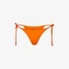 Mid-rise Recycled Stretch-nylon Bikini Bottoms -Ress Clothing Shop R04189626 ORANGE M