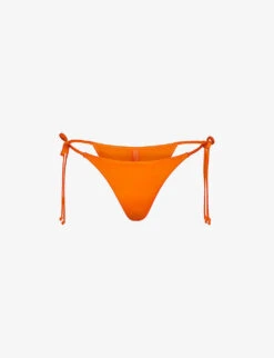 Mid-rise Recycled Stretch-nylon Bikini Bottoms