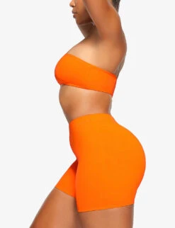 Mid-rise Recycled Stretch-nylon Swim Shorts 8 Mid-rise Recycled Stretch-nylon Swim Shorts -Ress Clothing Shop R04189629 ORANGE ALT02