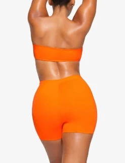 Mid-rise Recycled Stretch-nylon Swim Shorts 9 Mid-rise Recycled Stretch-nylon Swim Shorts -Ress Clothing Shop R04189629 ORANGE ALT03