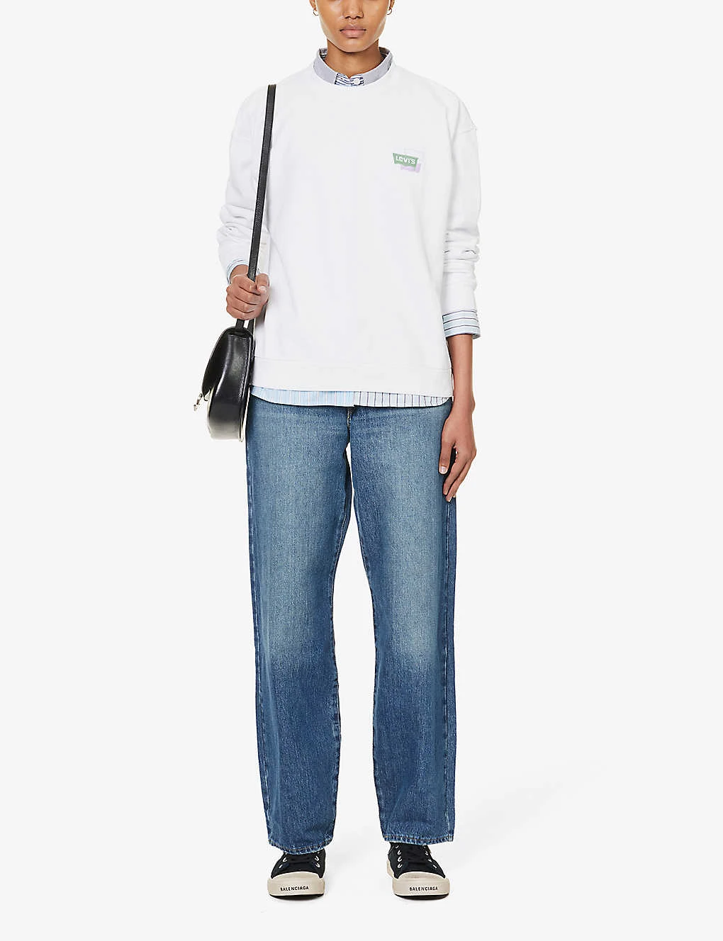 Levis Salinas Brand-embroidered Cotton Sweatshirt 4 Levis Salinas Brand-embroidered Cotton Sweatshirt - Image 2