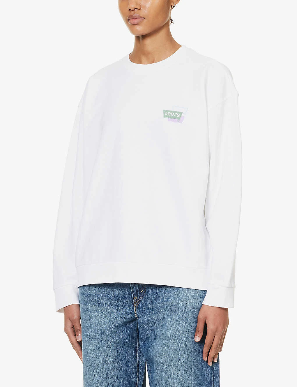 Levis Salinas Brand-embroidered Cotton Sweatshirt 5 Levis Salinas Brand-embroidered Cotton Sweatshirt - Image 3