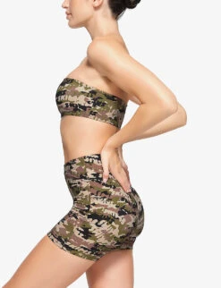 Bandeau Camo-print Recycled Stretch-nylon Bikini Top 9 Bandeau Camo-print Recycled Stretch-nylon Bikini Top -Ress Clothing Shop R04193688 LOGOCAMO ALT02