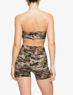 Bandeau Camo-print Recycled Stretch-nylon Bikini Top 10 Bandeau Camo-print Recycled Stretch-nylon Bikini Top -Ress Clothing Shop R04193688 LOGOCAMO ALT03