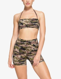 Bandeau Camo-print Recycled Stretch-nylon Bikini Top 11 Bandeau Camo-print Recycled Stretch-nylon Bikini Top -Ress Clothing Shop R04193688 LOGOCAMO ALT04