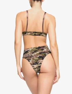 Plunge-neck Camouflage-print Recycled Stretch-nylon Bikini Top 9 Plunge-neck Camouflage-print Recycled Stretch-nylon Bikini Top -Ress Clothing Shop R04193691 LOGOCAMO ALT03