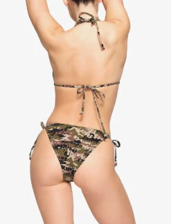Dipped Tie-fastened Recycled Stretch-nylon Bikini Bottoms -Ress Clothing Shop R04193696 LOGOCAMO ALT03
