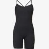 Girlfriend Collective Barre Sweetheart-neck Stretch-recycled-polyester Jumpsuit 2 Girlfriend Collective Barre Sweetheart-neck Stretch-recycled-polyester Jumpsuit -Ress Clothing Shop R04196139 BLACK M