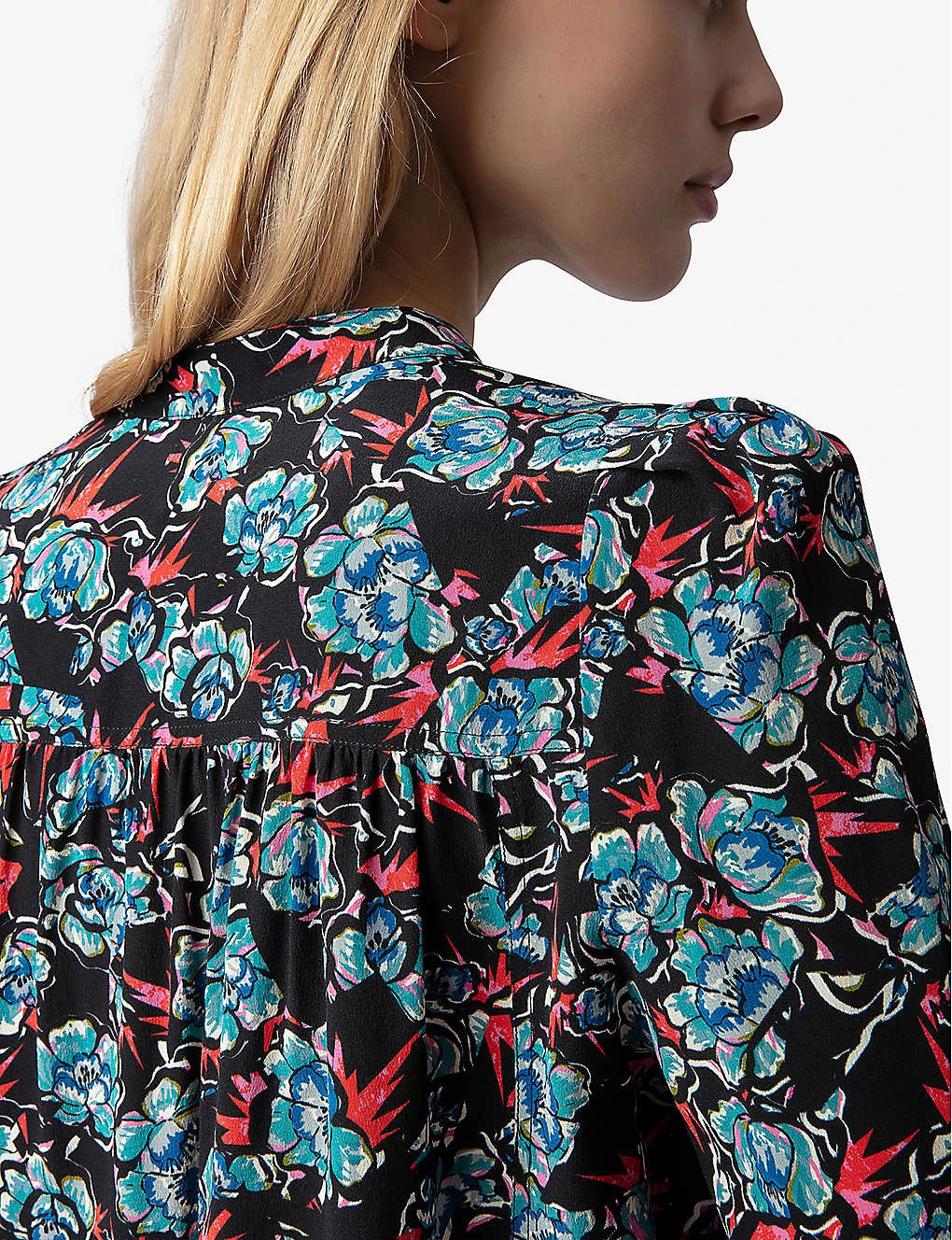 Zadig & Voltaire Tchin Floral-print Silk Shirt 7 Zadig & Voltaire Tchin Floral-print Silk Shirt - Image 5