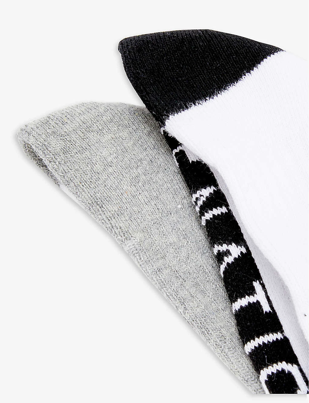 P.E NATION Pack Of Two Marathon Logo-print Stretch Cotton-blend Socks 4 P.E NATION Pack Of Two Marathon Logo-print Stretch Cotton-blend Socks - Image 2