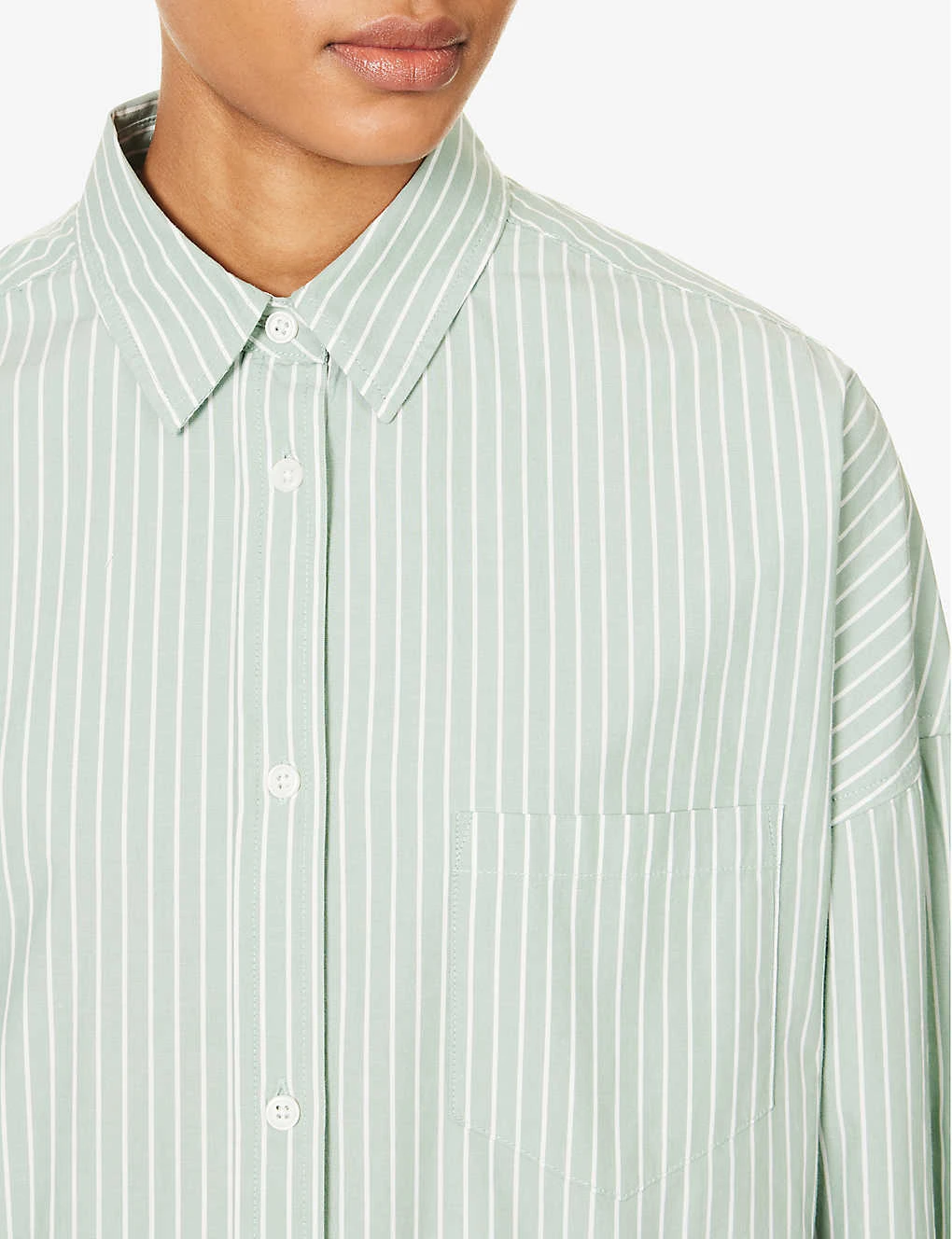 Chiara Dropped-shoulder Relaxed-fit Cotton Shirt 7 Chiara Dropped-shoulder Relaxed-fit Cotton Shirt - Image 5