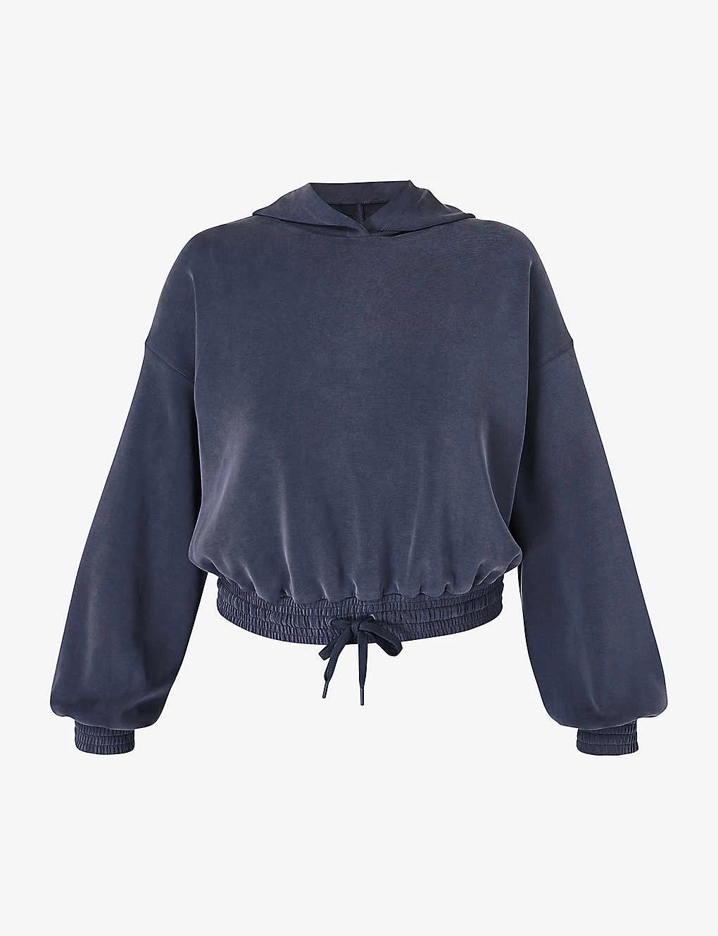 Sweaty Betty Sand Wash Cropped Stretch-recycled Polyester Blend Hoody 3 Sweaty Betty Sand Wash Cropped Stretch-recycled Polyester Blend Hoody