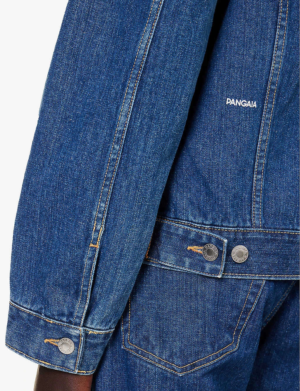 Brand-print Regular-fit Organic Cotton-blend Jacket 7 Brand-print Regular-fit Organic Cotton-blend Jacket - Image 5