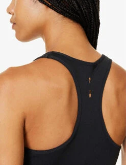 Linda Seamless Stretch-woven Sports Bra -Ress Clothing Shop R04204351 BLACK ALT04