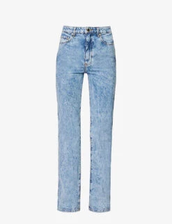 Danielle Straight-leg Mid-rise Recycled Denim Jeans
